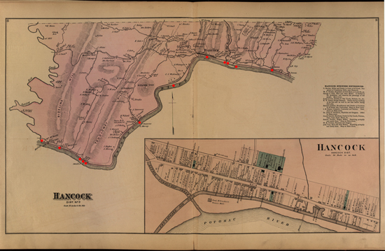 Map of Hancock District, 1877