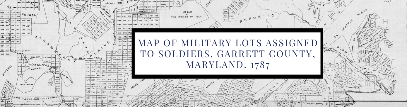 Map of Military Lots assigned to soldiers