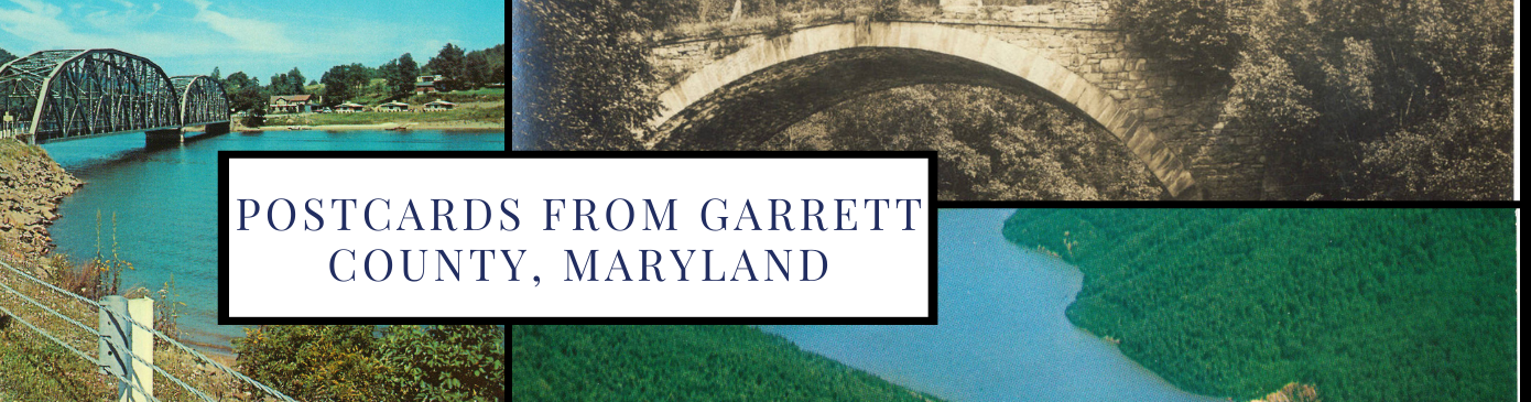 Postcards from Garrett County; collage of 3 postcards