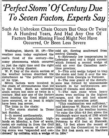 News article from Cumberland Evening Times, 1936-03-20