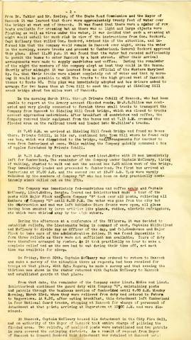 Photograph from National Guard Report during 1936 Flood, Cumberland MD
