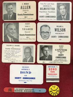 Images of local election Campaign cards - Allegany County MD