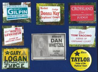 Images of local election Campaign cards - Allegany County MD