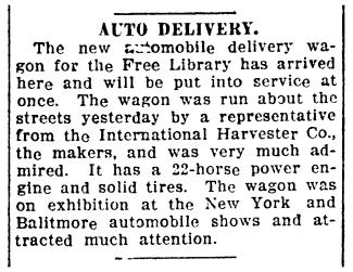 Image of newspaper article about Auto Deliver