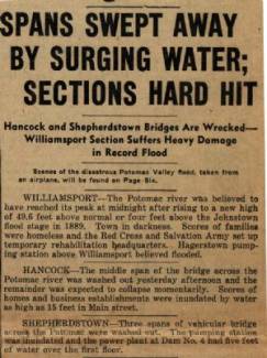 News article from Hagerstown Morning Herald, 1936-03-19