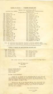 Photograph of Roster of National Guards who served in 1936 Flood duty, Cumberland MD