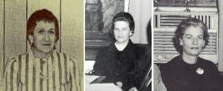Allegany County Board of Education women; Minnie Gilbert, May Bruner Bolt, and Wilton J. Young