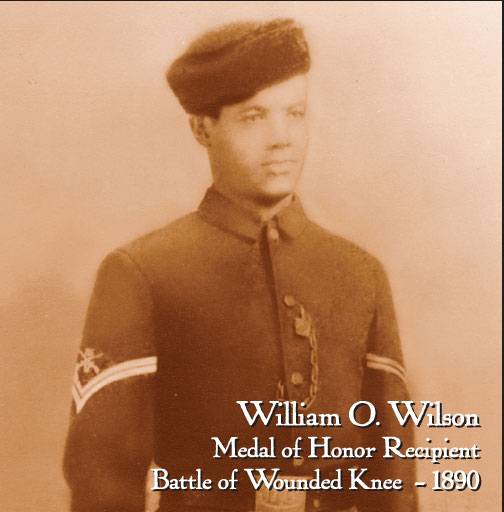 Photo of William O. Wilson in military dress - circa 1890s