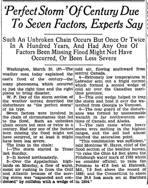 News article from Cumberland Evening Times, 1936-03-20