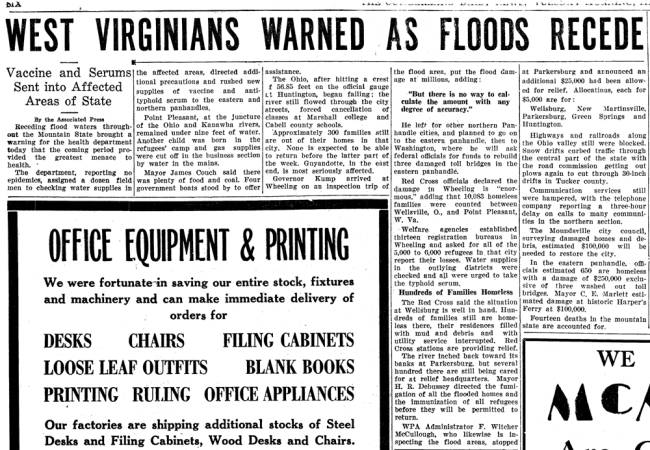 News article from Cumberland Daily News, 1936-03-24
