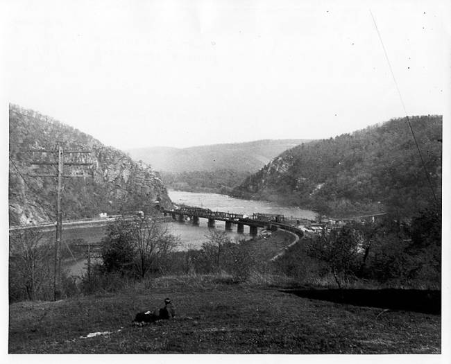 View of Potomac River from Harpers Ferry, circa unknown