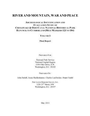 Cover page of River and Mountain, War and Peace, NPS 2011