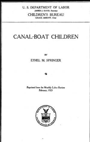 Cover of Canal-Boat Children by Ethel M. Springer