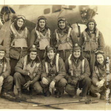 Pilots from World War II including Fred Johnson, from Allentown, Pennsylvania