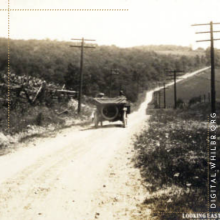 Photograph of Frostburg looking east towards Keyser's Ridge