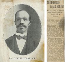Formal portrait of Rev. Lucas
