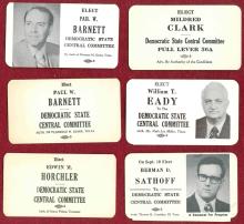 Images of local election Campaign cards - Allegany County MD