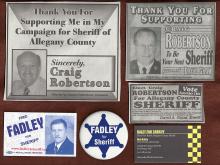 Images of local election Campaign cards - Allegany County MD