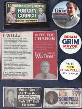 Images of local election Campaign cards - Allegany County MD