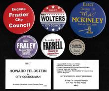 Images of local election Campaign cards - Allegany County MD