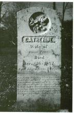 Tombstone of Catherine Tross