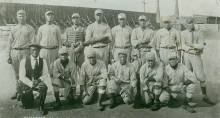 Team photo of Cumberland Cubs baseball team circa 1920s