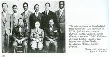 Photo of Frederick Street School debate team, 1926