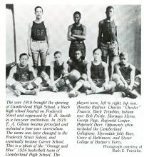 Newspaper article clipping about Frederick Street School basketball team