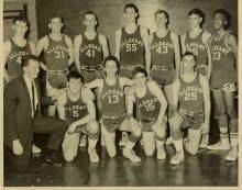 Photo of Allegany High basketball team