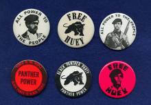 Display setting of6 buttons of various black history movements