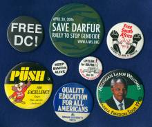 Display setting of 8 buttons of various black history movements