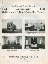 Cover image of McKendree U.M. Church 1981