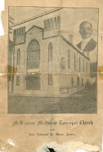 Newspaper clipping of McKendree U.M. Church