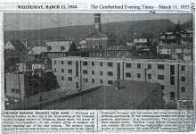 Newspaper clipping of new low income apartment complex building