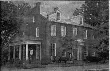 Black and white photo of house in Cumberland MD 2006