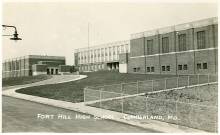 Photo of Fort Hill High School, Cumberland MD circa 1950s