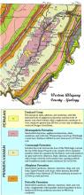 Geological map of George's Creek Basin