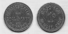2 coins from George's Creek company