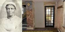 2 photos, one of portrait of Jane Gates circa 1819 - 1888; interior photo of Jane Gates Heritage House