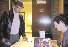 photograph of James Ashby, left, and Allegany senior Ryan Alderson is from the Cumberland Times News