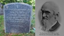 Headstone and photo of Reverend David Hillhouse Buel