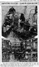 Overhead photograph from Cumberland Daily News, 1936 Flood - 03-24-36