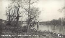 Photo of Hancock Bridge and damage during 1936 flood