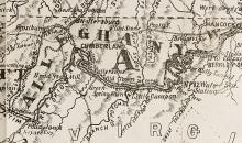 Map of Alleghany - Map circa 1875