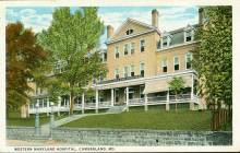 Postcard of the Western Maryland Hospital 