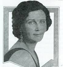 Photo of Grace Fisher, 1888-1954 from a printed program flyer