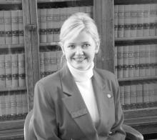 Photo of Dawne D. Lindsey in law library