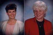 Left - Sharon Cosgrove, right - Barbara Buehl.