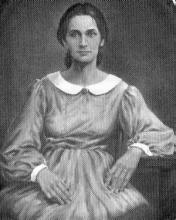 Sketch drawing of Nancy Hanks Lincoln, circa 1800s