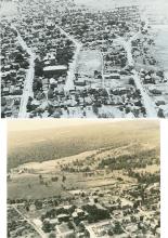 circa 1930s aerial photographs of Brownsville community